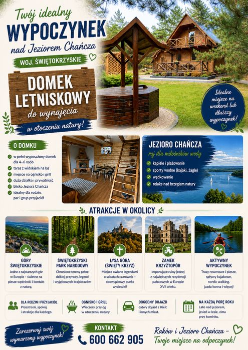 Domek Letniskowy nad Jeziorem Chańcza