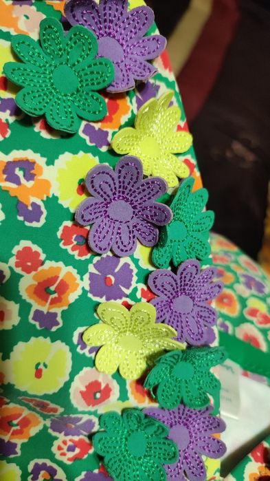 Купальник квітковий із сумочкою 18р батал