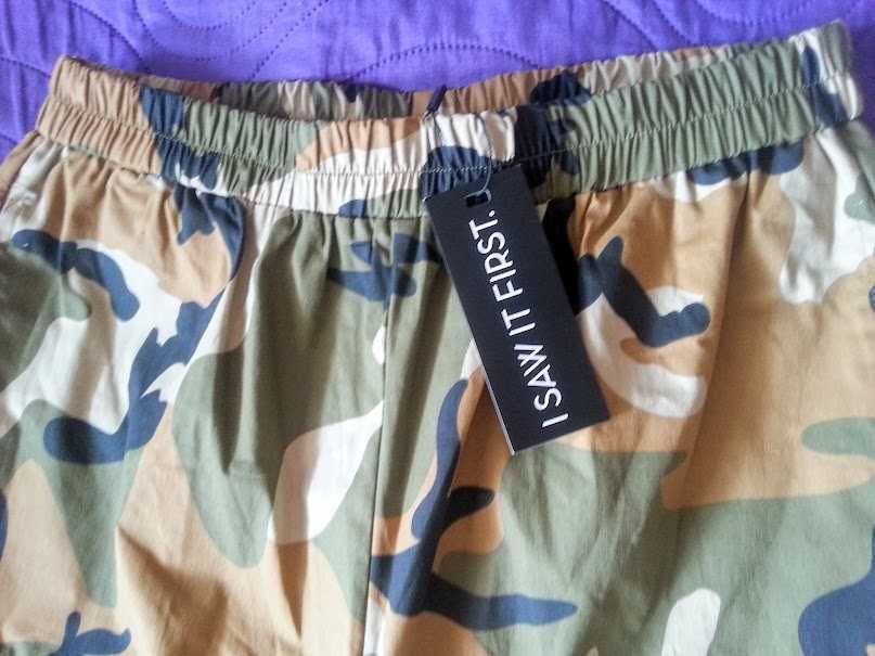 I SAW IT FIRST lekkie spodnie dresowe *EU40*dł.110_74/pas 72-96cm