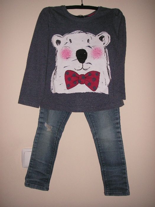 Jeans Zara T3/4 e Sweat Made With Love T/4