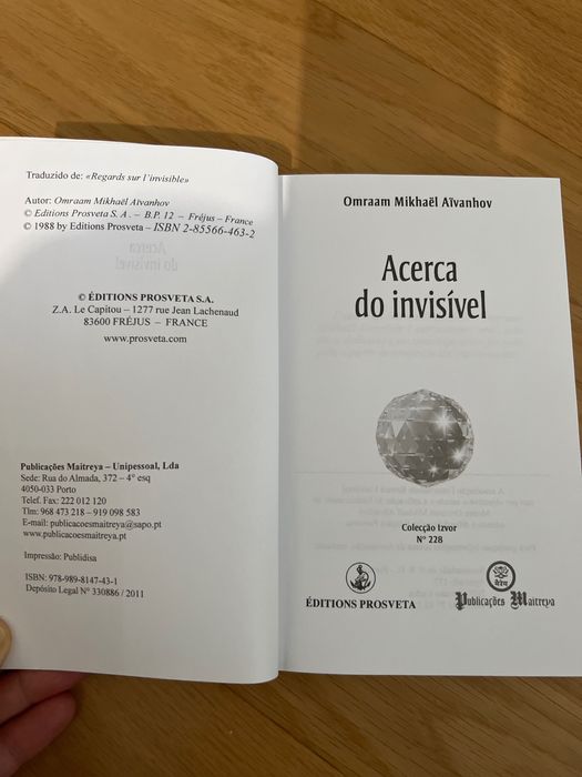 Acerca do invisível- Omraam Michael Aivanhov