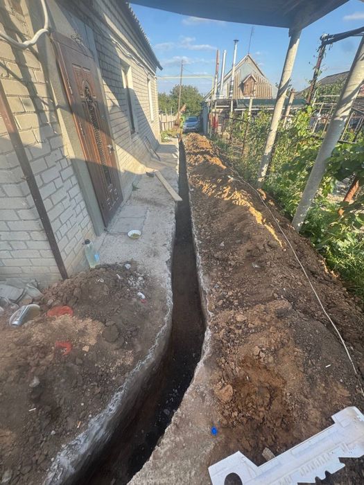 Земляные работы, септик под ключ, монтаж канализации и водопровода