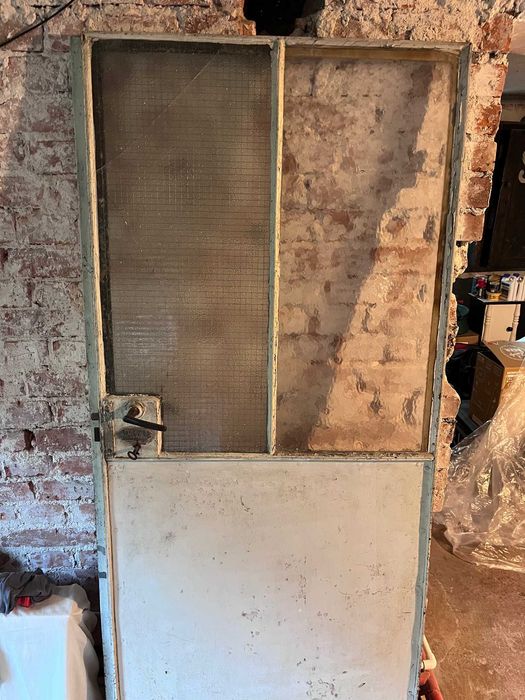 zabytkowe drzwi loftowe metalowe