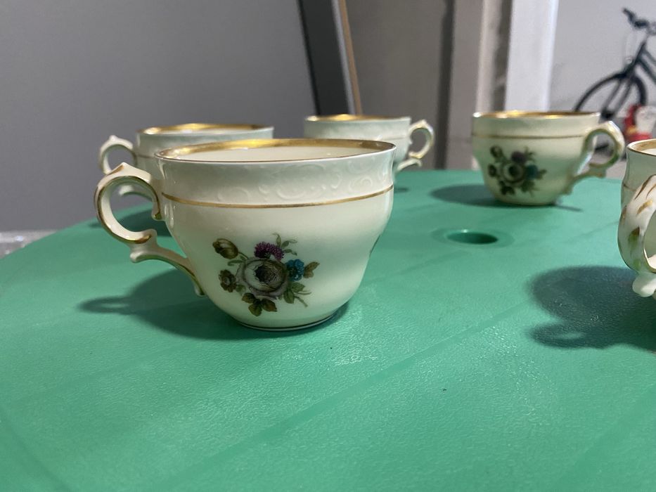 Porcelana Kopenhaga, 6 filizanek