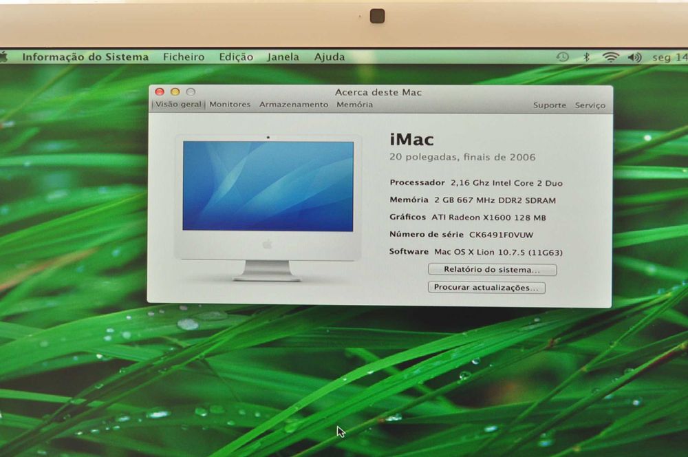 computador Imac 20" em óptimo estado
