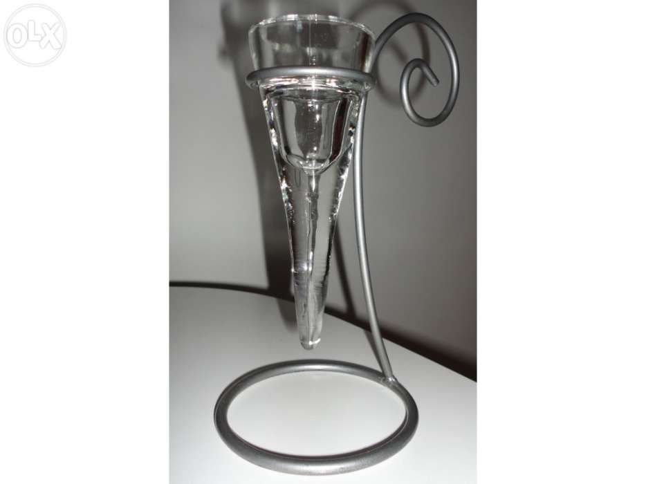 Suporte decorativo para vela