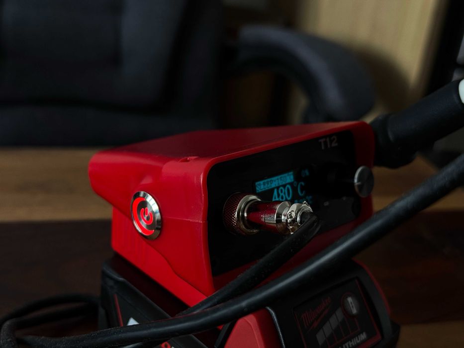 Przenośna Stacja Lutownicza Do 480º Grot T12 na Baterie MILWAUKEE M18