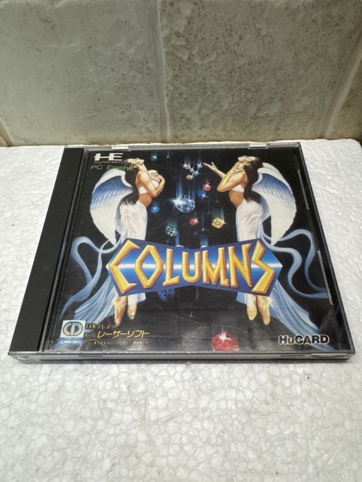 Columns - gra na PC Engine / CoreGraFX / Turbografx - HuCard