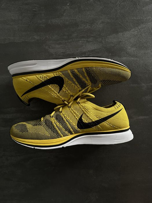 Nike flyknit trainer bright citron yellow zolte 44.5