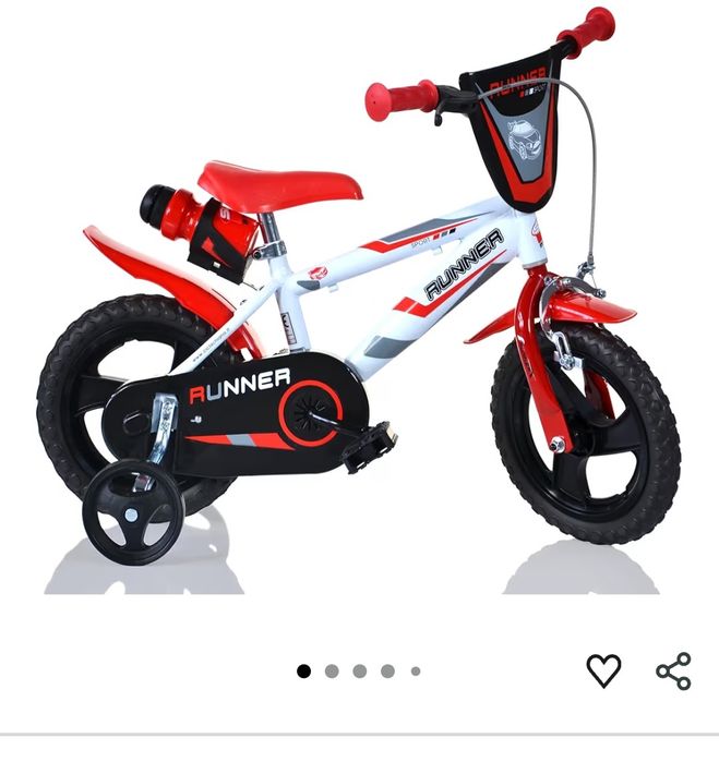 Nowy piękny czerwony  rowerek 14 cali dla dzieci  4-6 lat