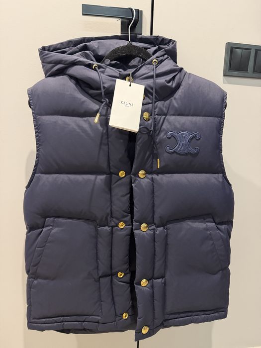 Жилетка пуховая селин Celine оригинал, пух, безрукавка