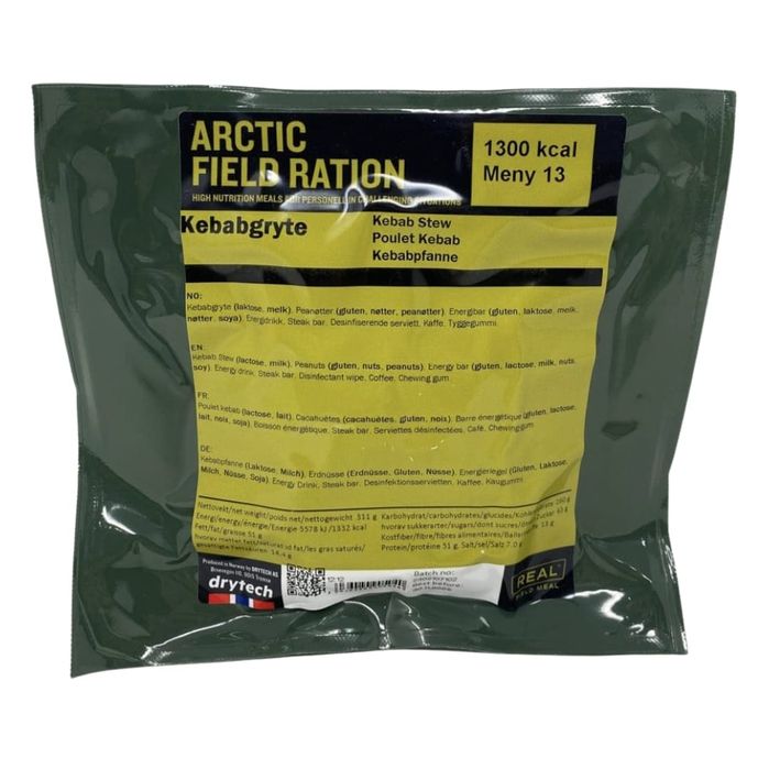 Norweska Arktyczna Racja Żywnościowa - Arctic Field Ration (menu 1-24)