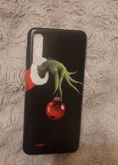 Świąteczne etui Samsung Galaxy A50 Grinch