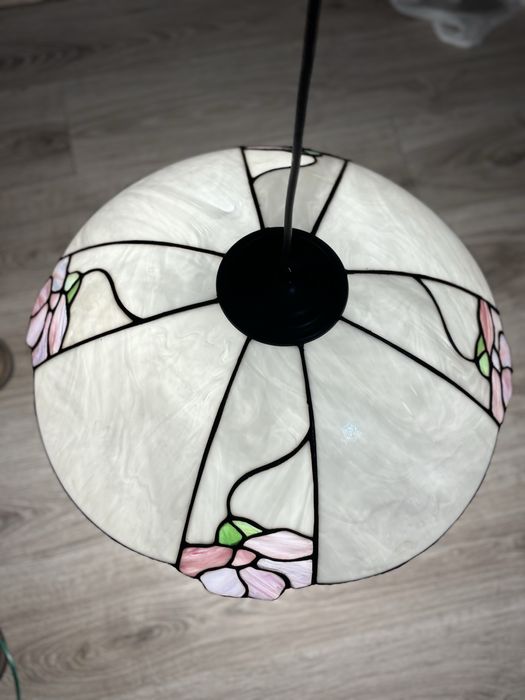 Lampa zyrando witrazowy