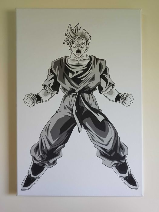 Obraz dragon ball z Kai super na ścianę mix wzorów