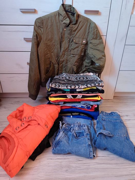 Mega paka damskich ubrań S M