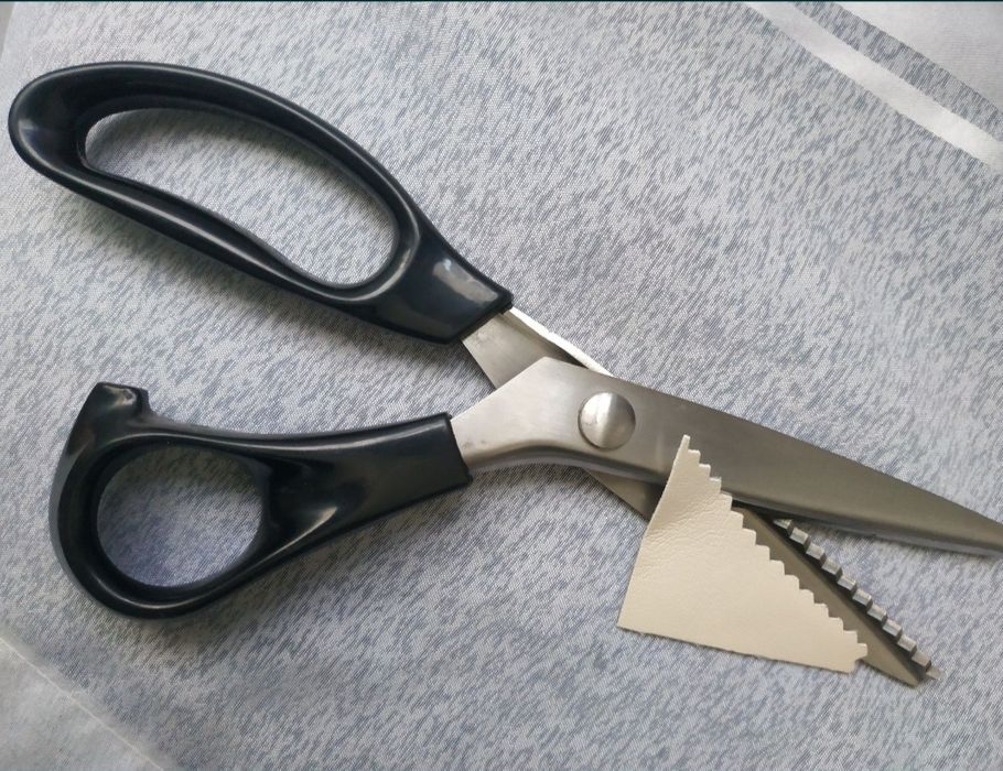 Ножницы зигзаг для раскроя ткани  ( но