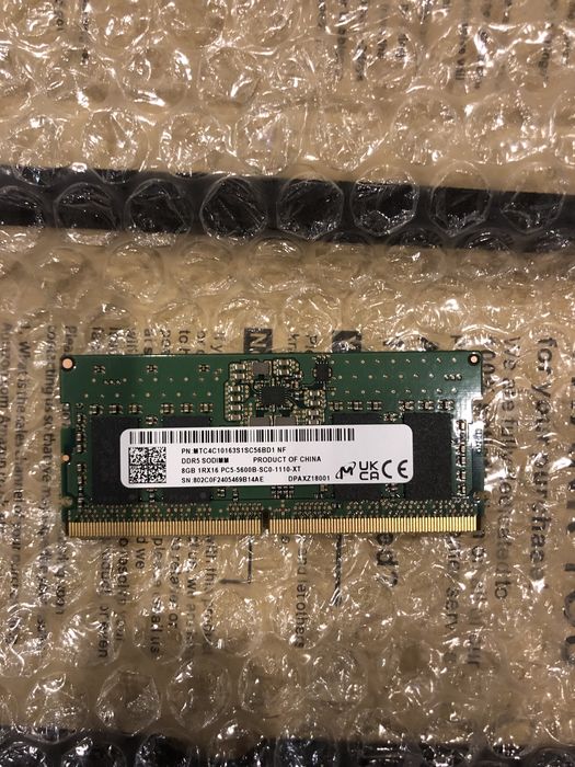 Micron 8gb ram ddr5 5600 so dimm
