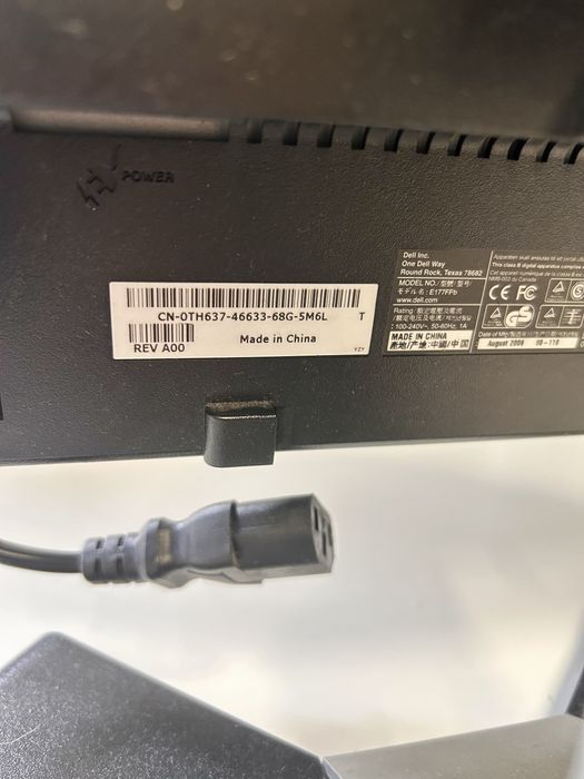 Monitor Dell E177FP  LCD de 17 polegadas