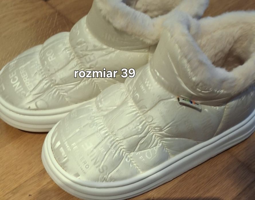 Buty damskie zimowe śniegowce botki rozm 39