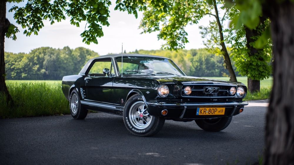 1966 Ford Mustang GT 289 V8 225KM Ivy Green Metallic auto do ślubu!