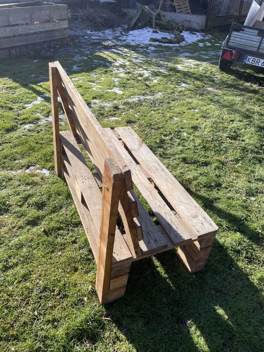 Dwie ławeczki z palet