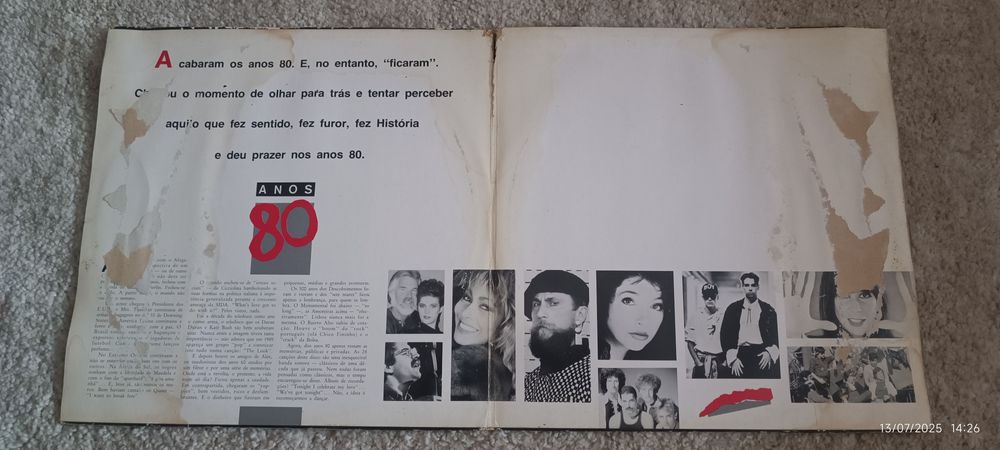 Anos 80 Duplo Vinil 1989