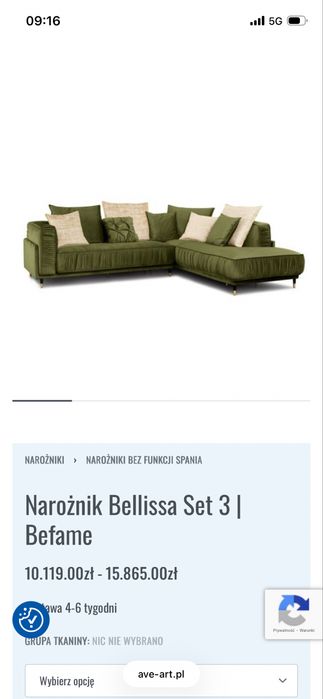 Sofa Belissa Befame set 3