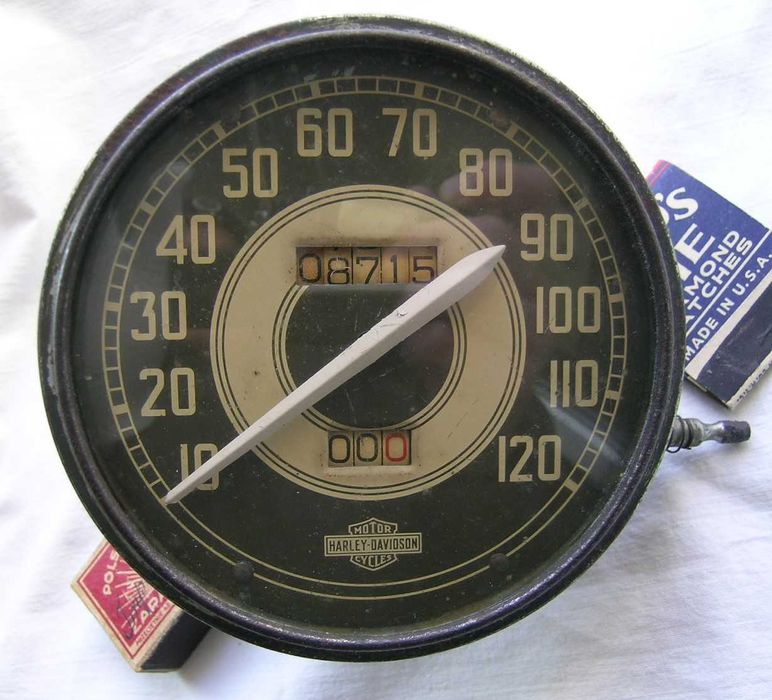 HARLEY DAVIDSON  WLA 42 - prędkościomierz - zegar