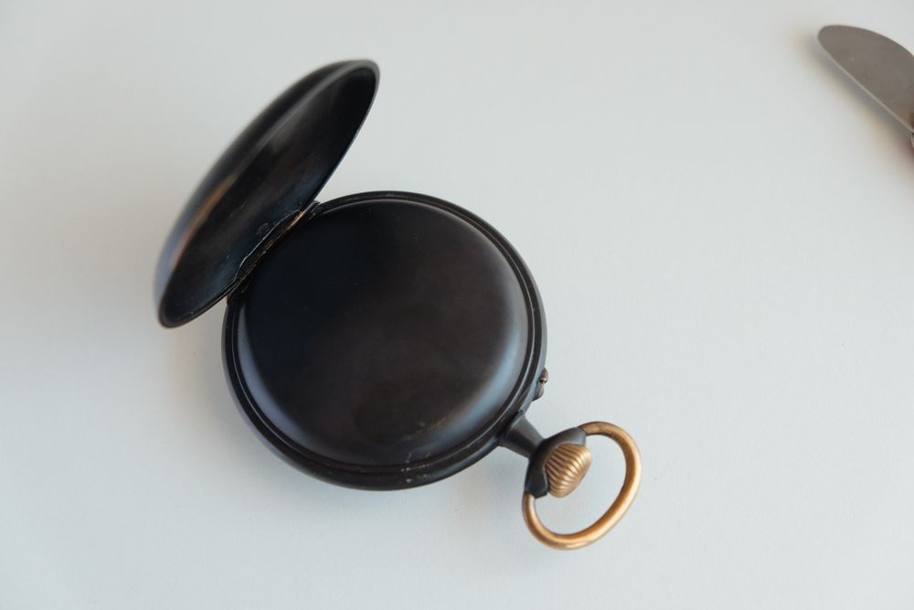 Relógio de Bolso Grande, Regulateur, caixa oxidada, revisto 2025