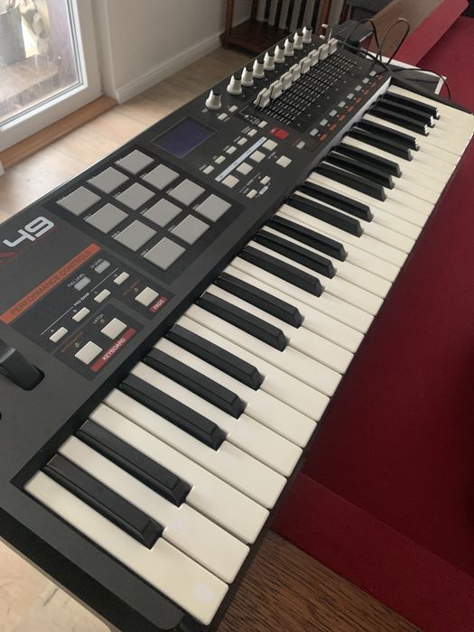 Klawiatura Akai MPK 49 z zasilaczem