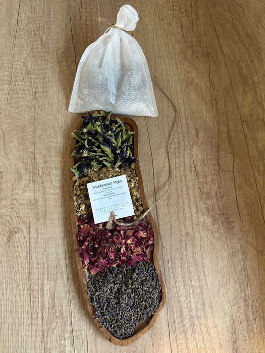 Ręcznie robiona ziołowa herbatka do kąpieli Księżycowa Mgła