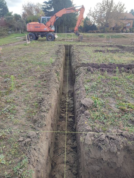 Usługi koparką,minikoparka  wyburzenia, wykopy, szamba,