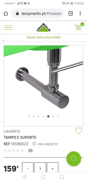 Lavatório tampo e suporte 60cm +espelho424494539913963523