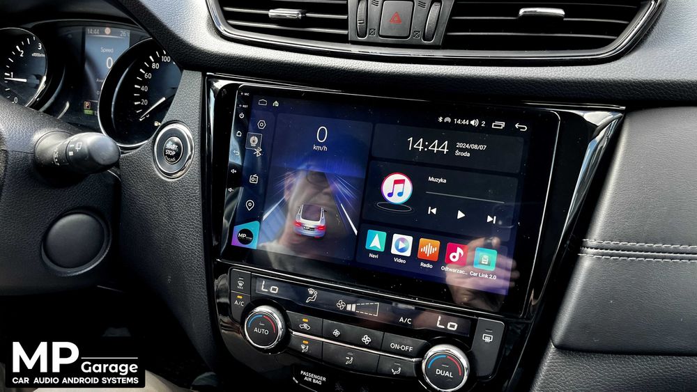 Nissan X-Trail/Qashqai Nawigacja Android11 Carplay/AndroidAuto 4G Qled