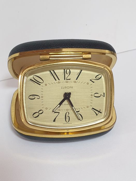 Despertador de viagem vintage Europa - à funcionar