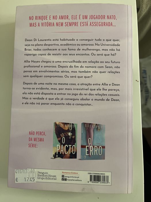 Romance Elle Kennedy - o jogo