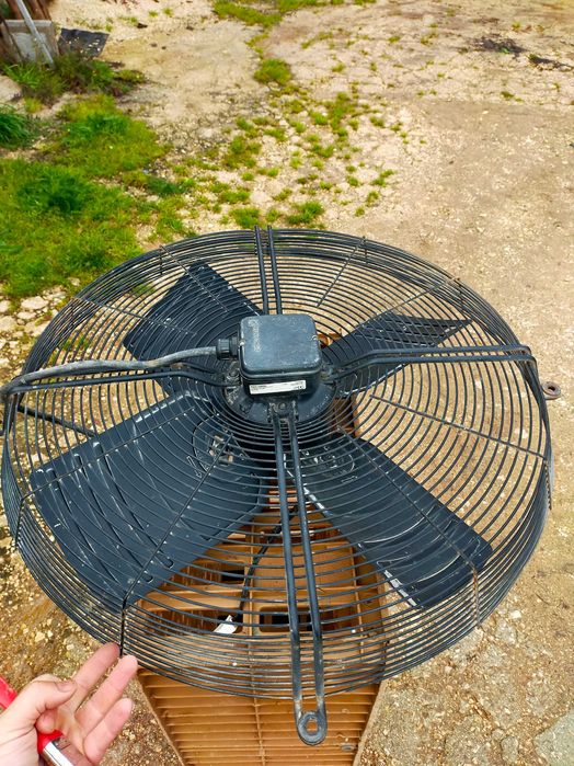 Ventilador axial monofásico.