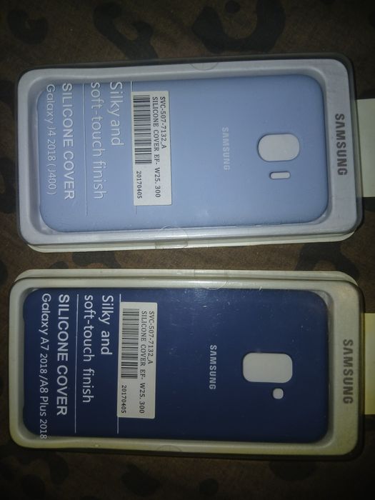 Оригінальний софт-тач чохол Samsung Silicone Cover EF для Galaxy A7/A8