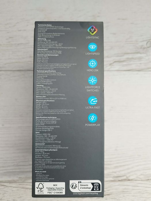 Logitech G502 X PLUS