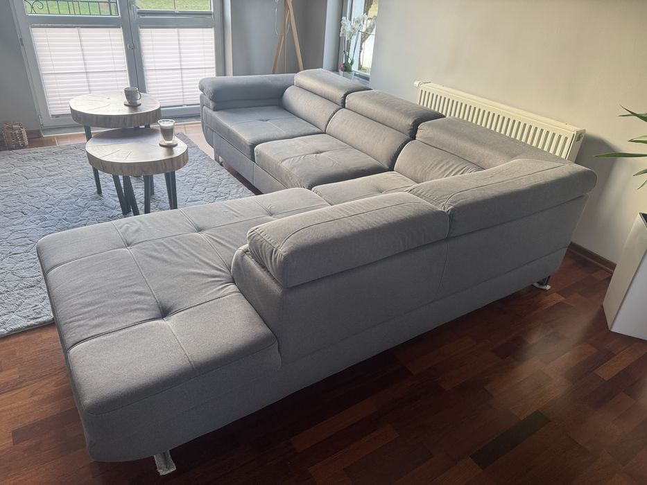 Narożnik z funkcja spania