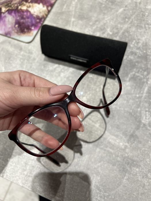 Oprawki dolce&gabbana bordowe burgundowe