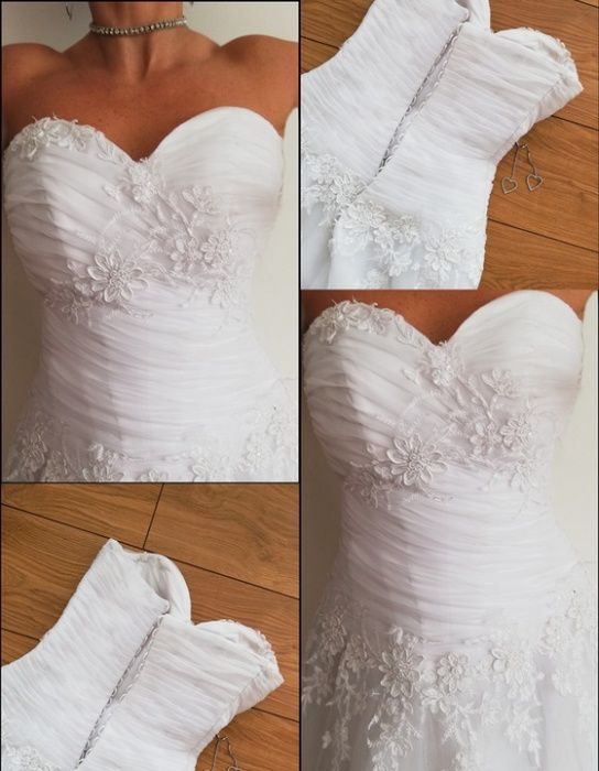 Piękna Suknia Ślubna ! r 36 38 40