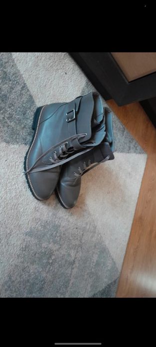 trzewiki trapery skórzane