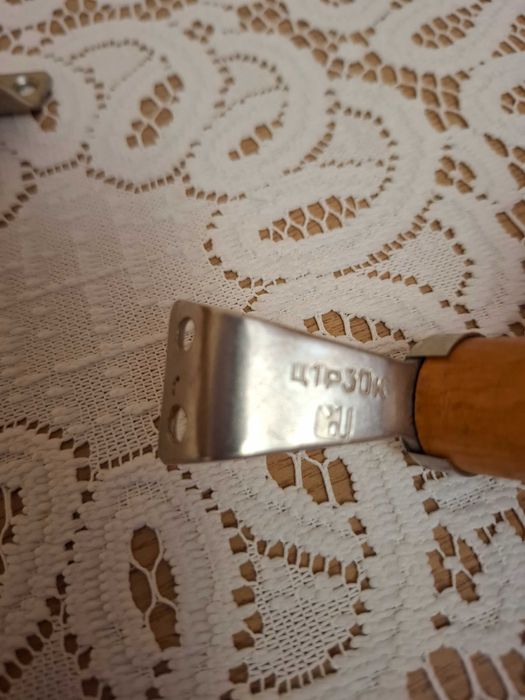 Ручки дверні дерев"яні , нержавіюча сталь, радянські , пара