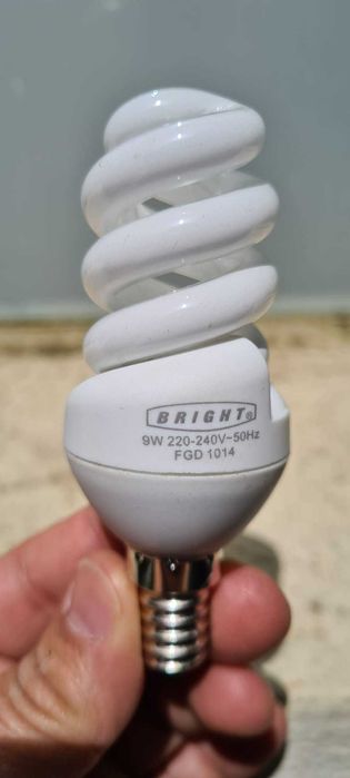 Lâmpada economizadora 9w - 100 unidades