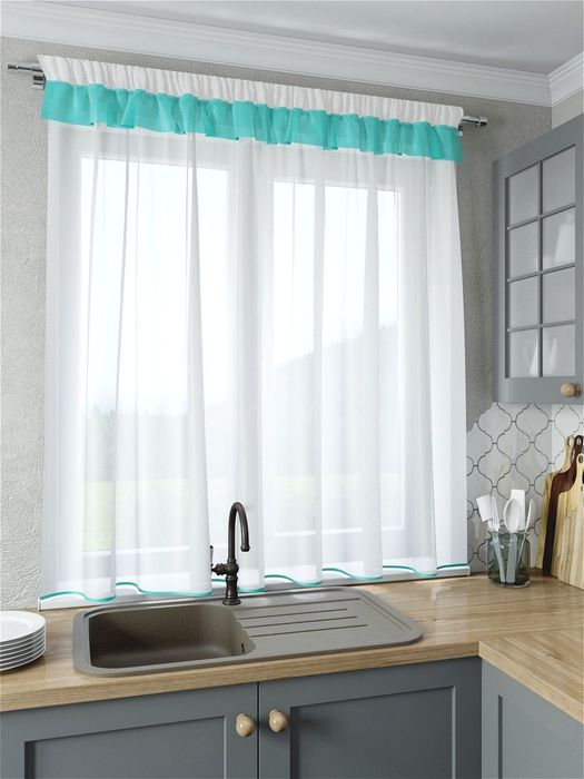 Тюль для кухни, комнаты, детской