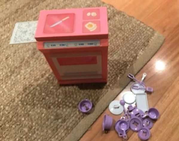 Fogão da Barbie com vários acessórios