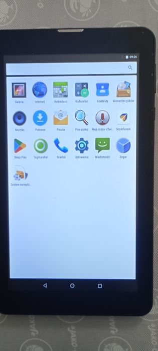 Tablet nowy z ładowarką i kabele