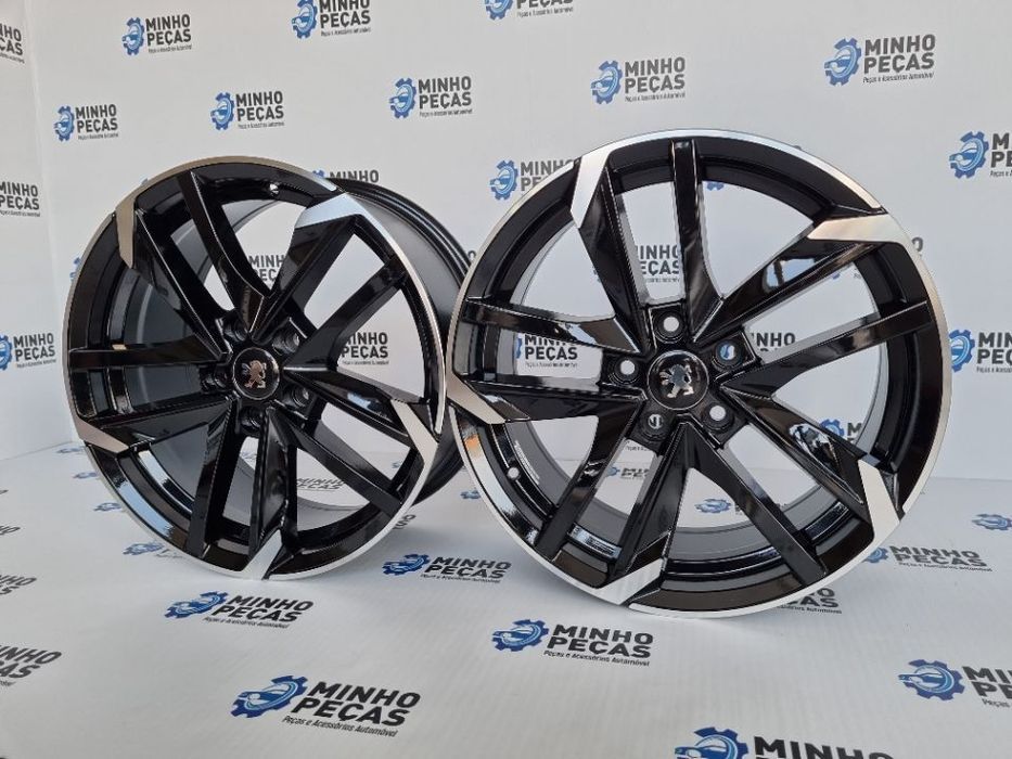 Jantes Peugeot 308 GTI em 17 Preto Brilho